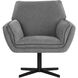 Florelle Belfast Koala Grey Swivel Lounge Chair, Swivel